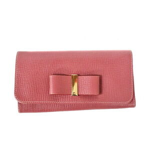 Chloe Zippered Long Wallet Leather Pink